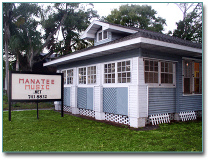 photo of manatee music storefront